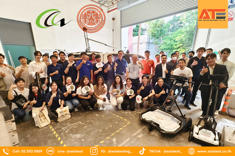 ริษัทเอเซีย เทสติ้ง เข้าร่วมงานวิชาการร่วมกับบริษัท canaan geo research ประเทศญี่ปุ่น ณ มจธ.บางมด