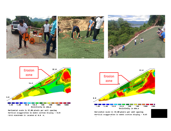 การประยุกต์ใช้ค่าความต้านไฟฟ้าในดินเพื่อประเมินเสถียรภาพของลาดดิน (slope stability)