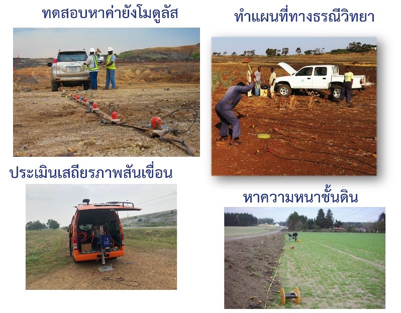 งานสำรวจโครงสร้างทางธรณีวิทยาที่อยู่ใต้ผิวดิน (Subsurface Geological structures) 