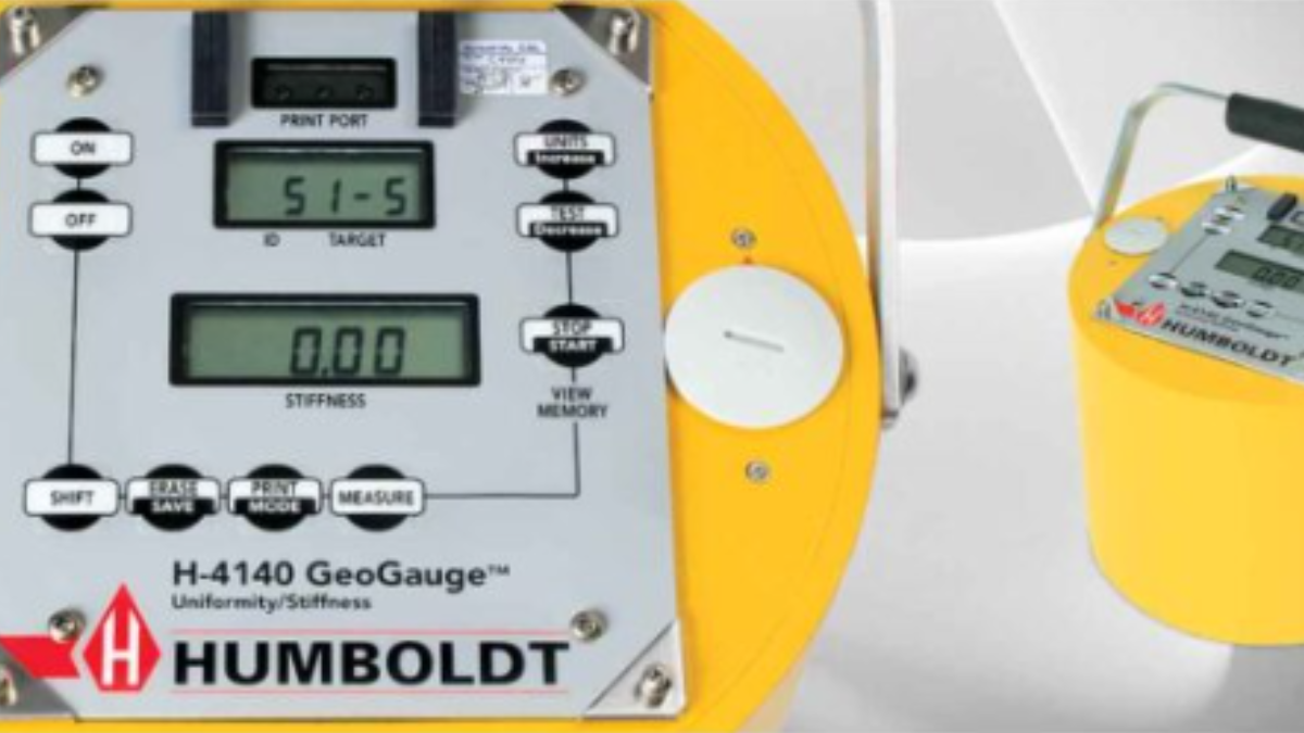 GeoGauge dynamic stiffness and modulus measurement