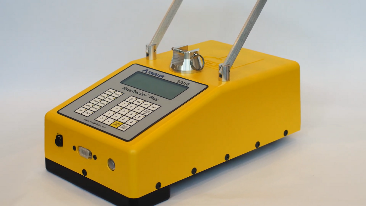 Troxler PaveTracker non-nuclear asphalt density gauge in use