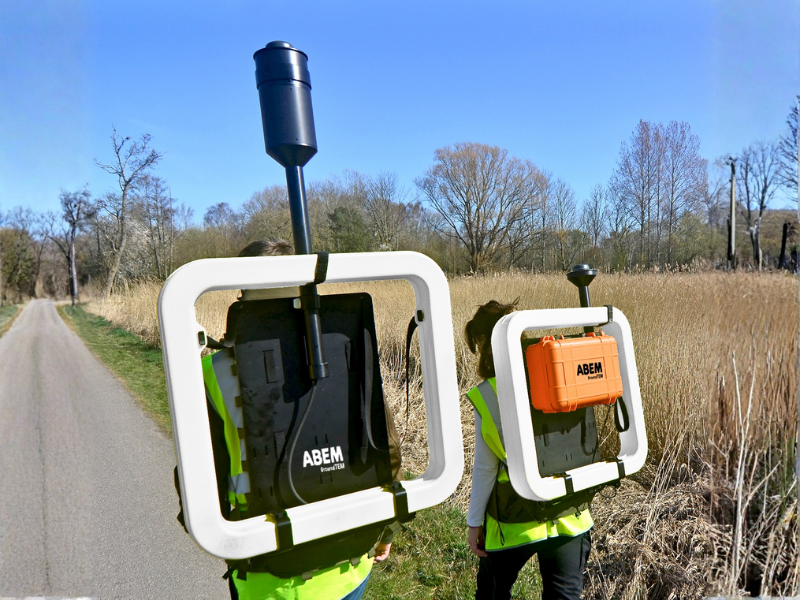 ABEM GroundTEM Trek field deployment