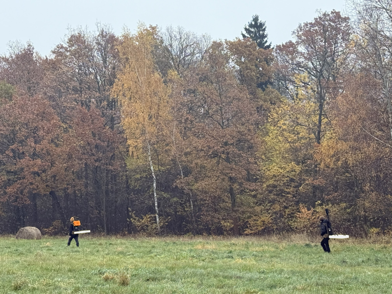 Survey team using GroundTEM Trek for groundwater exploration